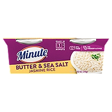 Minute Butter & Sea Salt Jasmine Rice 8.8 oz, 8.8 Ounce