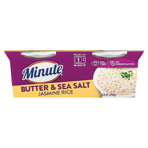 Minute Butter & Sea Salt Jasmine Rice 8.8 oz
