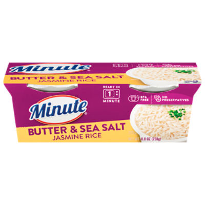 Minute Ready to Serve Butter & Sea Salt Jasmine Rice Cups, 8.8 oz