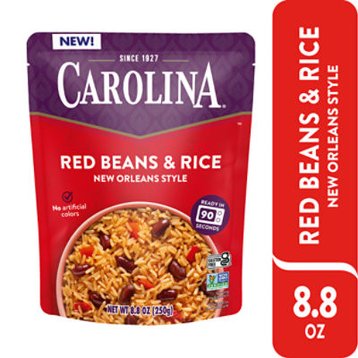 Carolina New Orleans Style Red Beans & Rice, 8.8 oz, 8.8 Ounce