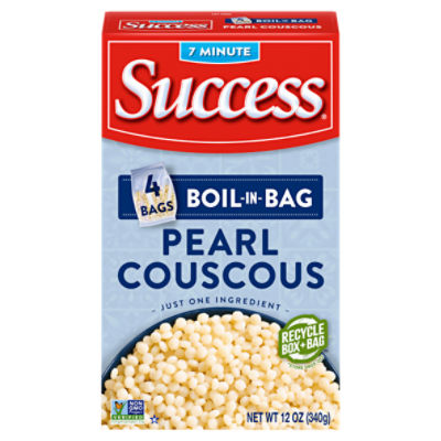 Success Boil-in-Bag Pearl Couscous, 4 count, 12 oz