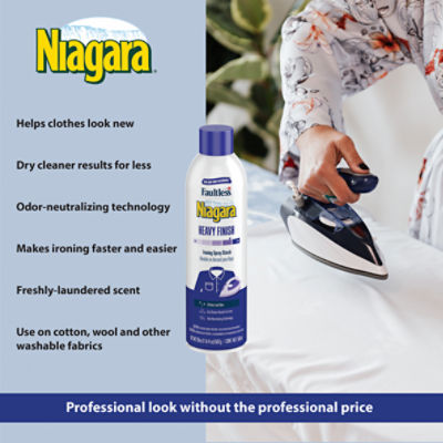 Niagara Premium Smooth Finish Ironing Spray Starch Trigger – Faultless  Brands