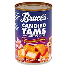 Bruce's Candied Yams Cut Sweet Potatoes, 16 oz, 16 Ounce