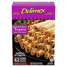 Delimex Beef & Cheese Taquitos, 42 count, 50.4 oz