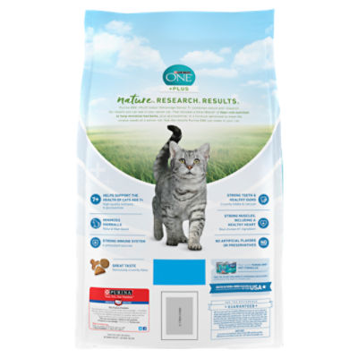 Purina ONE High Protein Natural Senior Dry Cat Food Indoor