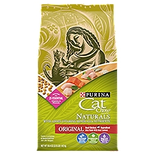 Purina Cat Chow Natural Dry Cat Food, Naturals Original - 3.15 lb. Bag