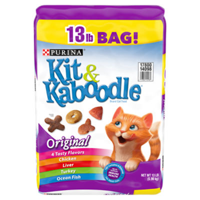 Purina Kit & Kaboodle Dry Cat Food, Original 13 lb. Bag Price Rite