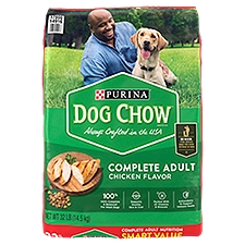 Purina Dog Chow Dry Dog Food, Complete Adult With Real Chicken - 32 lb. Bag