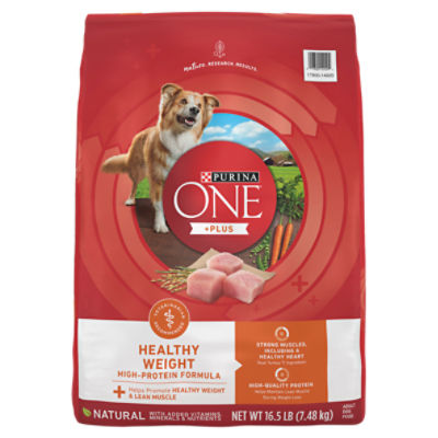 Purina ONE Plus Healthy Weight High-Protein Dog Food Dry Formula - 16.5 lb. Bag