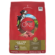 Purina ONE SmartBlend Lamb & Rice Formula Adult Dog Food, 16.5 lb