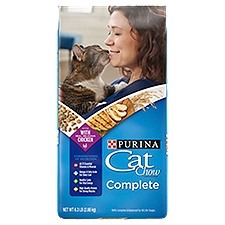 Purina Cat Chow High Protein Dry Cat Food, Complete - 6.3 lb. Bag
