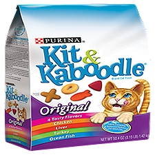 Purina Kit & Kaboodle Dry Cat Food Original 3.15 lb. Bag, 50.4 Ounce