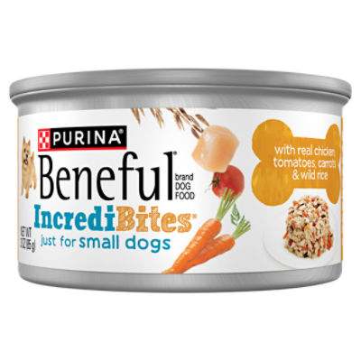 Purina Beneful Small Breed Wet Dog Food With Gravy, IncrediBites with Real Chicken - 3 oz. Can