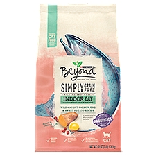 Purina Beyond Grain Free, Natural Dry Cat Food, Simply Indoor Salmon, Egg & Sweet Potato - 3 lb. Bag