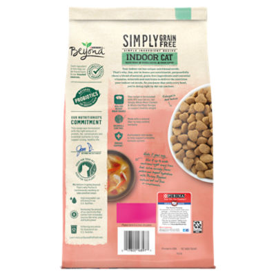 Purina Beyond Natural Dry Cat Food Simply Indoor Salmon Egg