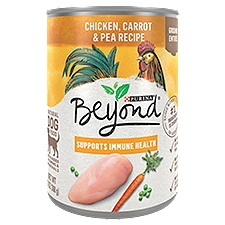 Beyond Grain Free Chicken, Carrot & Pea Recipe Ground Entrée, Natural Dog Food, 13 Ounce