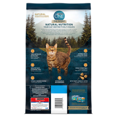 Purina ONE Natural High Protein Grain Free Dry Cat Food True