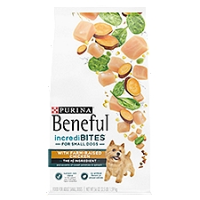 Purina Beneful IncrediBites Dry Dog Food for Small Dogs With Real Chicken 3.5 lb. Bag, 56 Ounce
