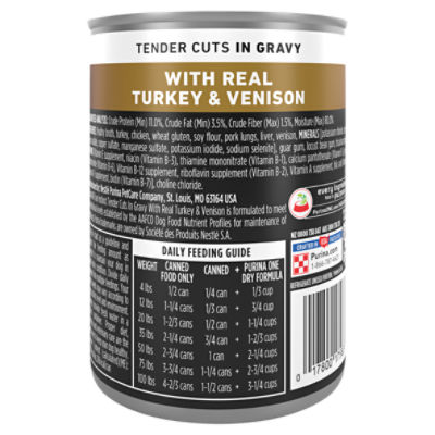 Venison canned clearance dog food