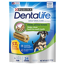 Purina DentaLife Made in USA Facilities Toy Breed Dog Dental Chews, Daily Mini - 24 ct. Pouch