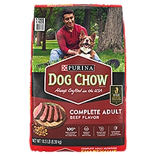 Purina Dog Chow Complete Adult Beef Flavor Dog Food Smart Value, 18.5 lb