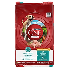 Purina ONE Dog Digestive Support, Natural Dry Dog Food, +Plus Digestive Health Formula -16.5 lb. Bag