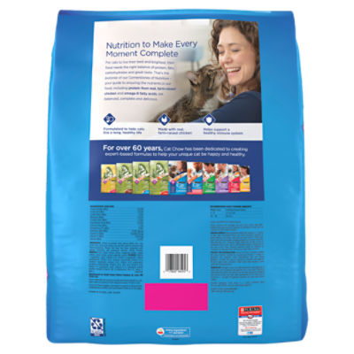 Purina Cat Chow High Protein Dry Cat Food Complete 15 lb. Bag