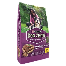 Purina Dog Chow Complete Adult Dog Food with Real Lamb - 4.4 lb. Bag
