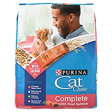 Purina Cat Chow Complete with Real Salmon Cat Food, 15 lb, 15 Pound