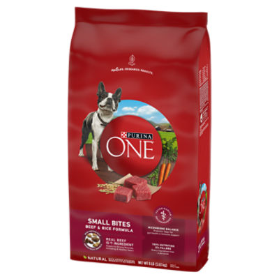 Purina One SmartBlend Dry Dog Food Small Bites Beef Rice Formula