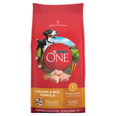 Purina ONE SmartBlend Chicken & Rice Formula Dog Food, Adult, 8 lb