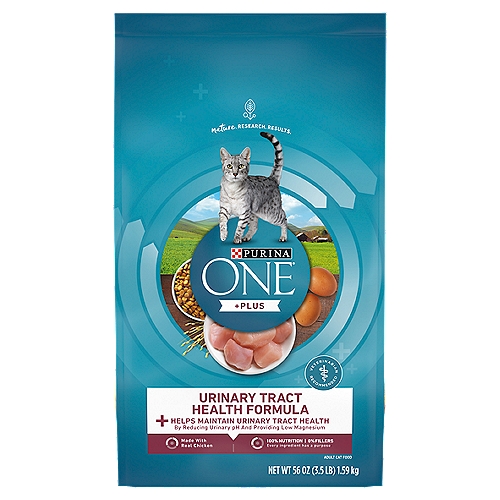 Purina ONE High Protein Dry Cat Food, +Plus Urinary Tract Health Formula - 3.5 lb. Bag