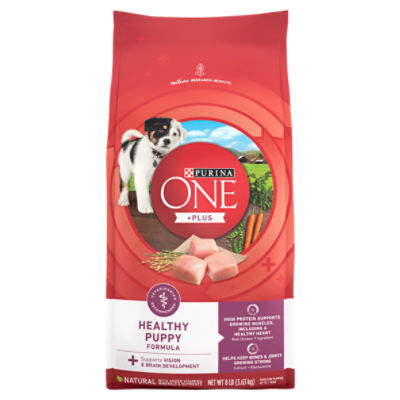 Purina ONE +Plus Healthy Puppy Formula Food for Puppies, Up to 1 Year, 8 lb