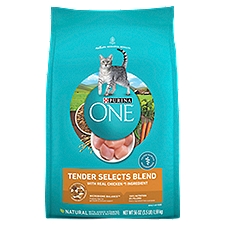 Purina ONE Tender Selects Blend Adult Cat Food, 56 oz
