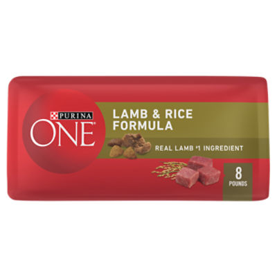 Purina ONE Dry Dog Food Lamb and Rice Formula 8 lb. Bag The