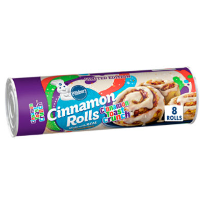 Pillsbury Cinnamon Toast Crunch Cinnamon Rolls Limited Edition, 8 count, 12.4 oz