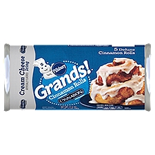 Pillsbury Grands! Cream Cheese Icing Cinnamon Rolls, 5 count, 17.5 oz, 17 Ounce