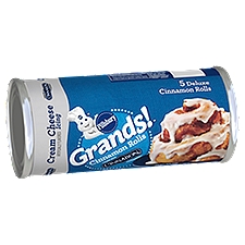 Pillsbury Grands! Cream Cheese Icing Cinnamon Rolls, 5 count, 17.5 oz
