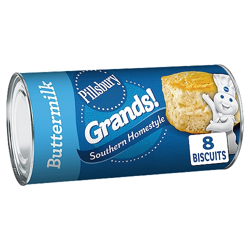 Pillsbury Grands! Southern Homestyle Buttermilk Big Biscuits, 8 count, 16.3 oz