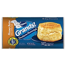 Pillsbury Grands! Southern Homestyle Honey Butter Big Biscuits, 8 count, 16.3 oz