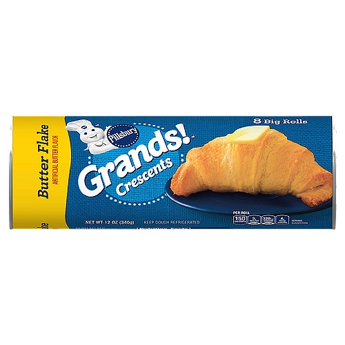 Pillsbury Grands! Big & Buttery Crescents Rolls, 8 count, 12 oz
Picky Eater Approved