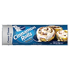 Pillsbury Refrigerated Cinnamon Roll with Cream Cheese Icing, 12.4 Ounce