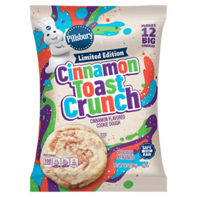 Pillsbury Cinnamon Toast Crunch Cinnamon Flavored Cookie Dough Limited Edition, 14 oz, 14 Ounce