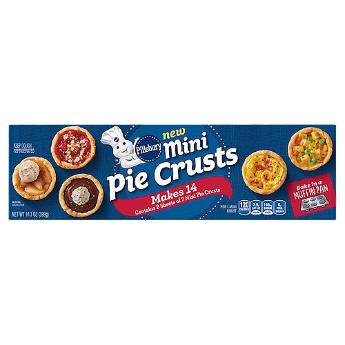 Pillsbury Mini Pie Crusts, 14 count, 14.1 oz