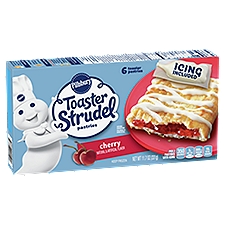 Pillsbury Toaster Strudel Cherry Pastries - 6 Count, 11.7 Ounce