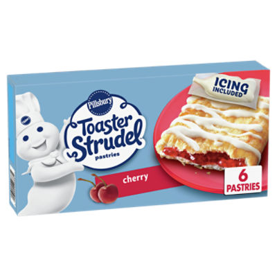 Pillsbury Toaster Strudel Cherry Toaster Pastries, 6 count, 11.7 oz