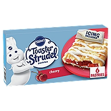 Pillsbury Toaster Strudel Cherry Toaster Pastries, 6 count, 11.7 oz, 11.7 Ounce