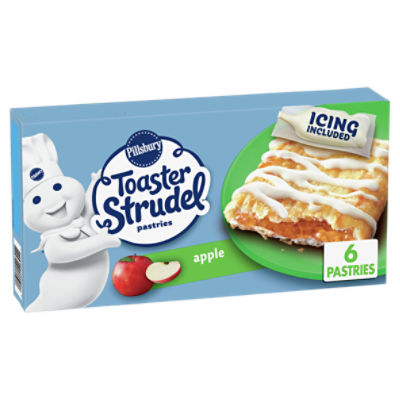 Pillsbury Toaster Strudel Apple Pastries, 6 count, 11.7 oz