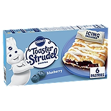 Pillsbury Toaster Strudel Blueberry Pastries, 6 count, 11.7 oz, 11.5 Ounce