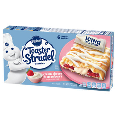 Pillsbury Toaster Strudel Pastries, Strawberry, 56% OFF